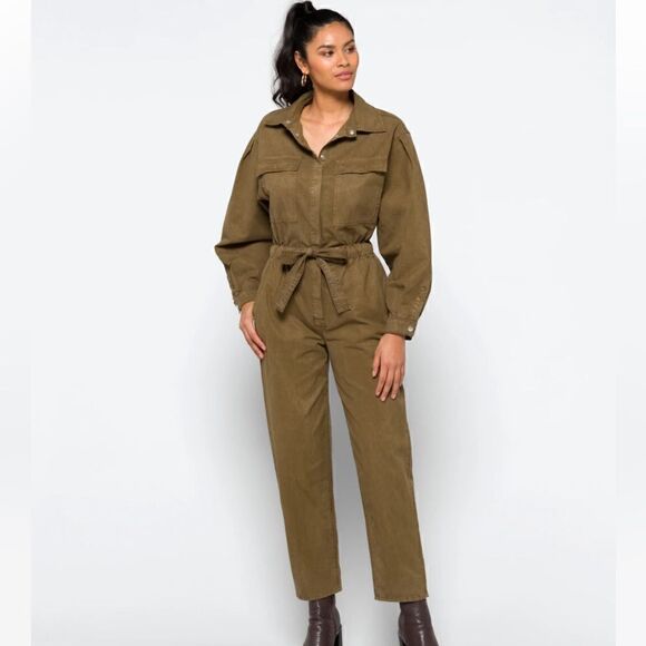 GOOD AMERICAN Good Cinched Jumpsuit 2/Medium - Picture 1 of 11